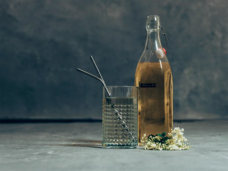 Rezept für Holunderblütensirup