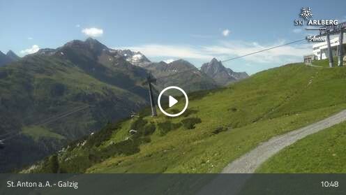 Webcam Galzig Bergstation