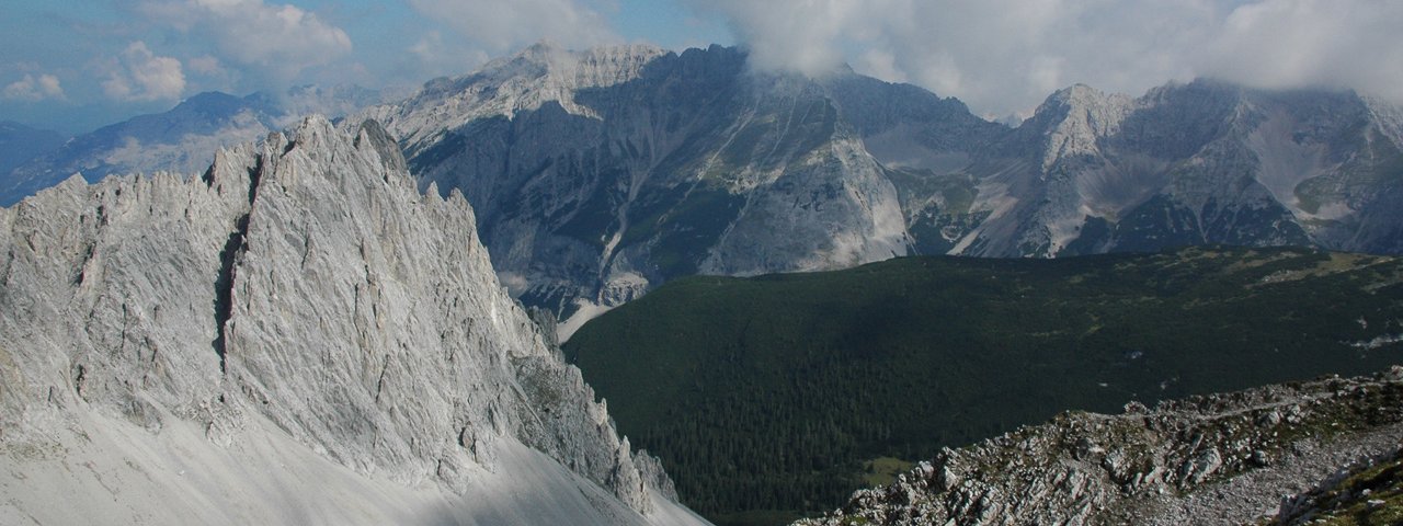 Blick vom Hafelekar ins Karwendel, © Naturpark Karwendel