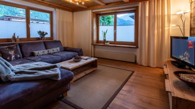 Wohnzimmer Grinberg, © Alpen Appartements Mayrhofen