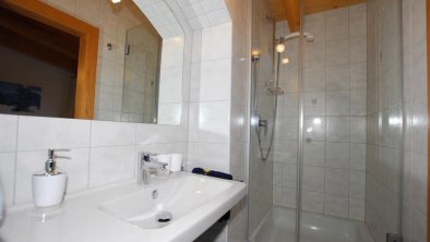 Badezimmer der Fw. Penkenblick mit Fußbodenheizung