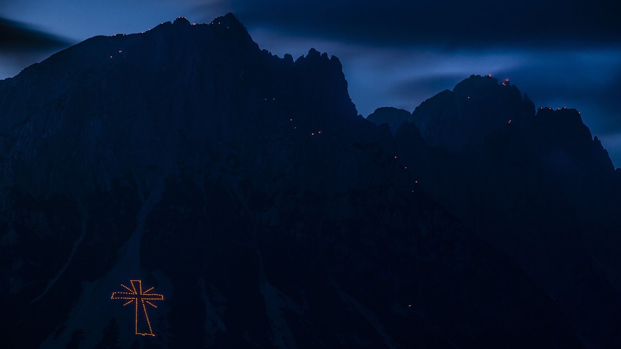 Sonnwendfeuer am Wilden Kaiser, © TVB Wilder Kaiser