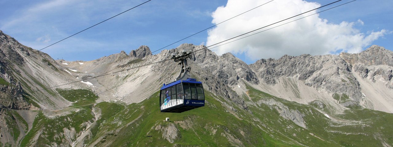 Vallugabahn, © Arlberger Bergbahnen