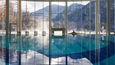 Vivea Hotel Umhausen Hallenbad im Winter, © Hannes Dabernig