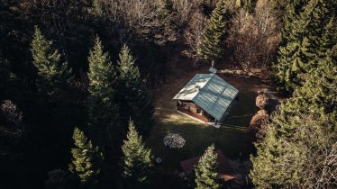 Buchner Hütte aus der Vogelperspektive, © Buchner Hütte