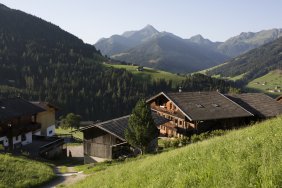 Typische Bauernhöfe in Alpbach, © Tirol Werbung/Lisa Hörterer