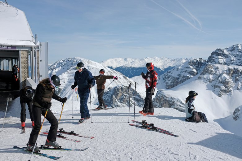             Ganz oben: Die Berge um Innsbruck herum erschienen Hannah „höher als der Himmel“.
          