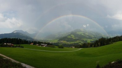Panorama mit Regenbogen