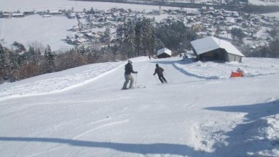 Skiabfahrt direkt am Landhaus Rieder