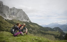 Kaisergebirge bei Ellmau/Going, Wilder Kaiser zur Regalm, Adlerweg Etappe 01