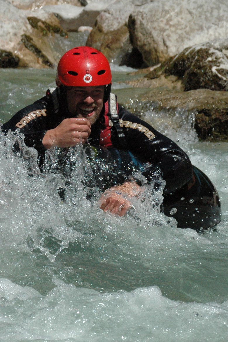 Schlauchreiten in der Brandenberger Ache.
, © Sport Ossi