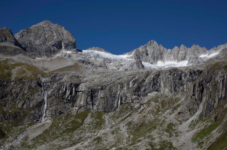 Blick auf das Massiv der Reichenspitze, um das diese Wanderung herumführt. Foto: Frank Stolle, © Frank Stolle