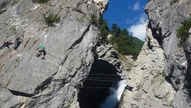 Erlebnisklettersteig Simmswasserfall