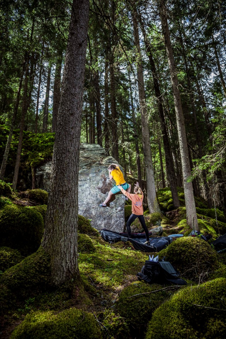 Bouldergebiet Mandlers Boden im Pitztal, Foto: TVB Pitztal