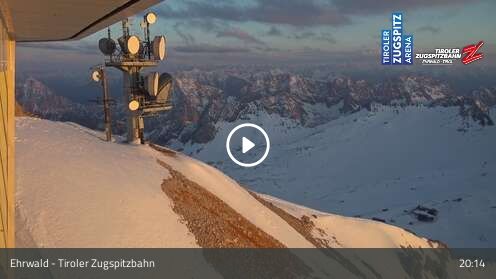 Webcam Tiroler Zugspitzbahn Bergstation