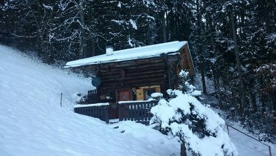 Brandhütte Winter