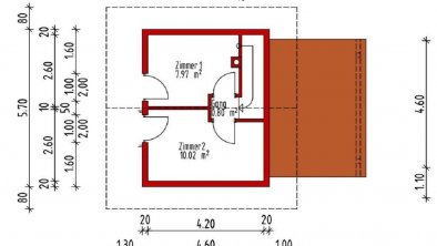 Chalet Auszeit Plan