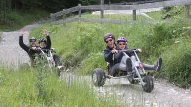 Familie im Trail Fotokamera