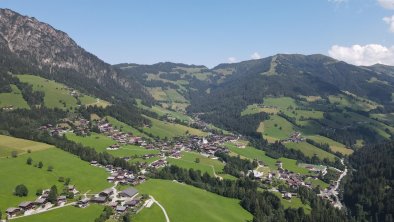 Alpbach Dorf Vogelperspektive