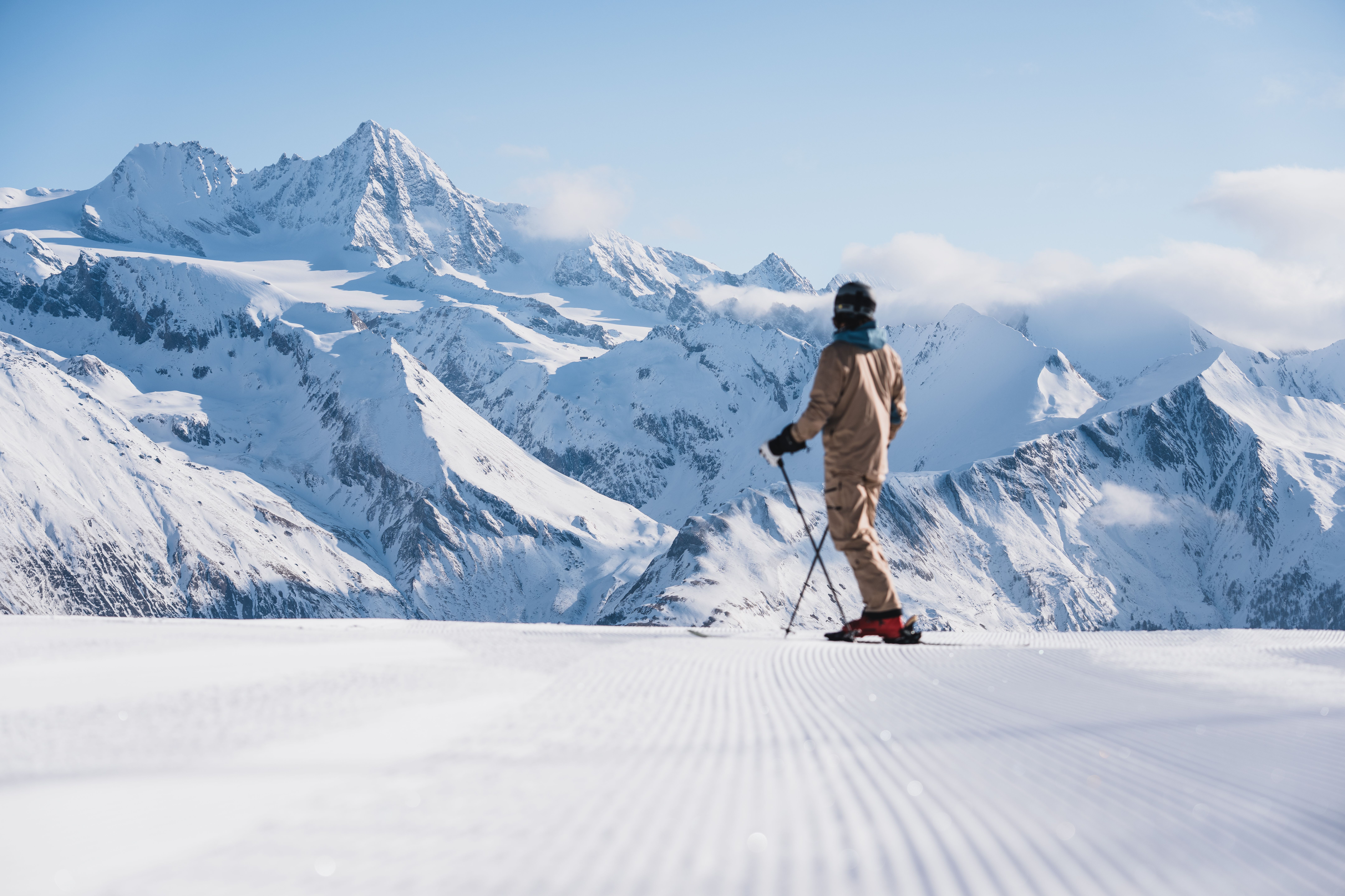 Skifahren mit Großglockner-Blick in Osttirol.