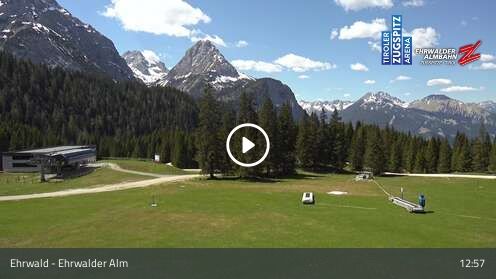 Webcam Ehrwalder Alm