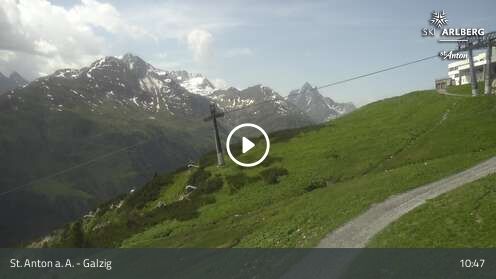 Webcam Galzig Bergstation
