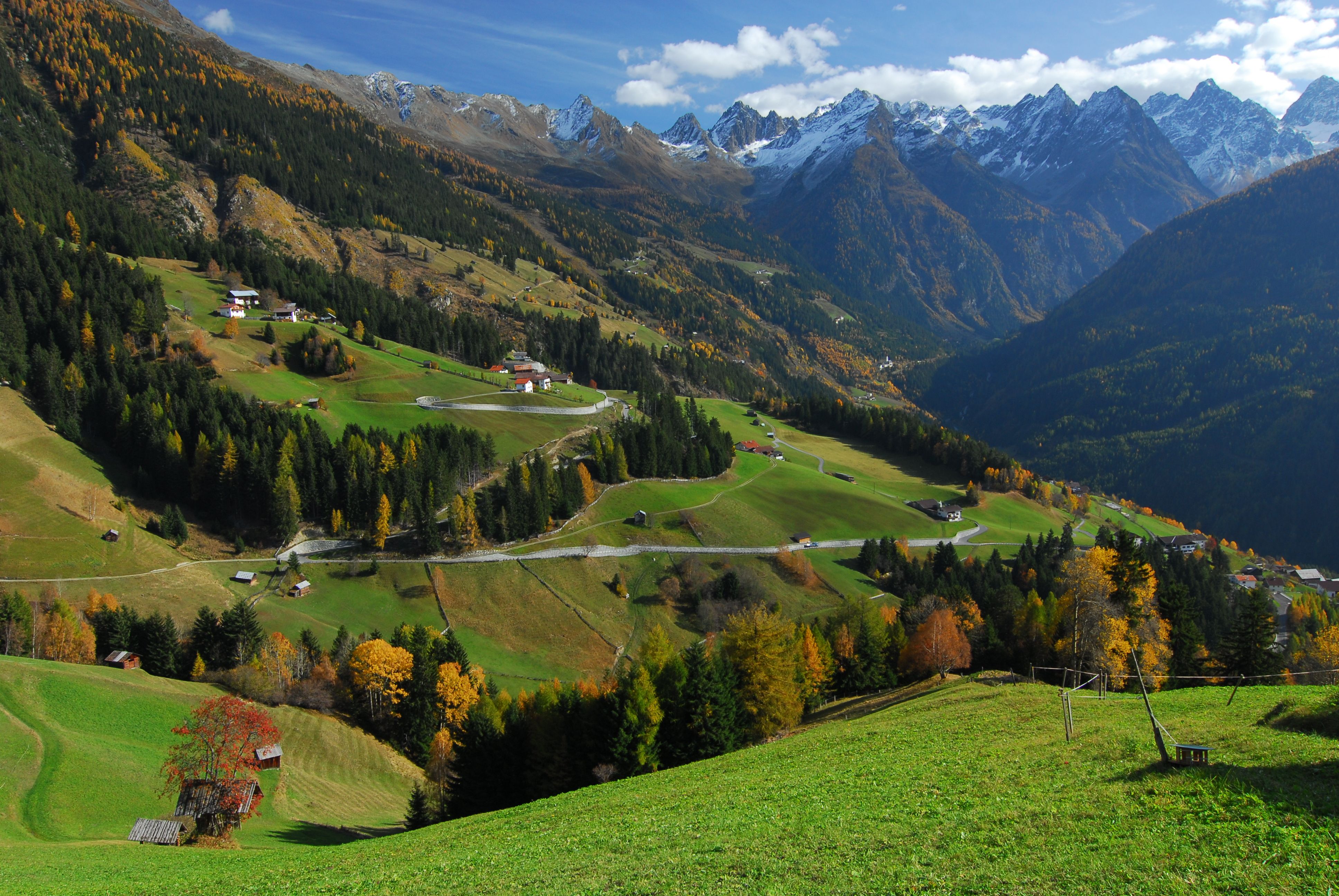 Naturpark Kaunertal, Kaunerberg im Herbst
