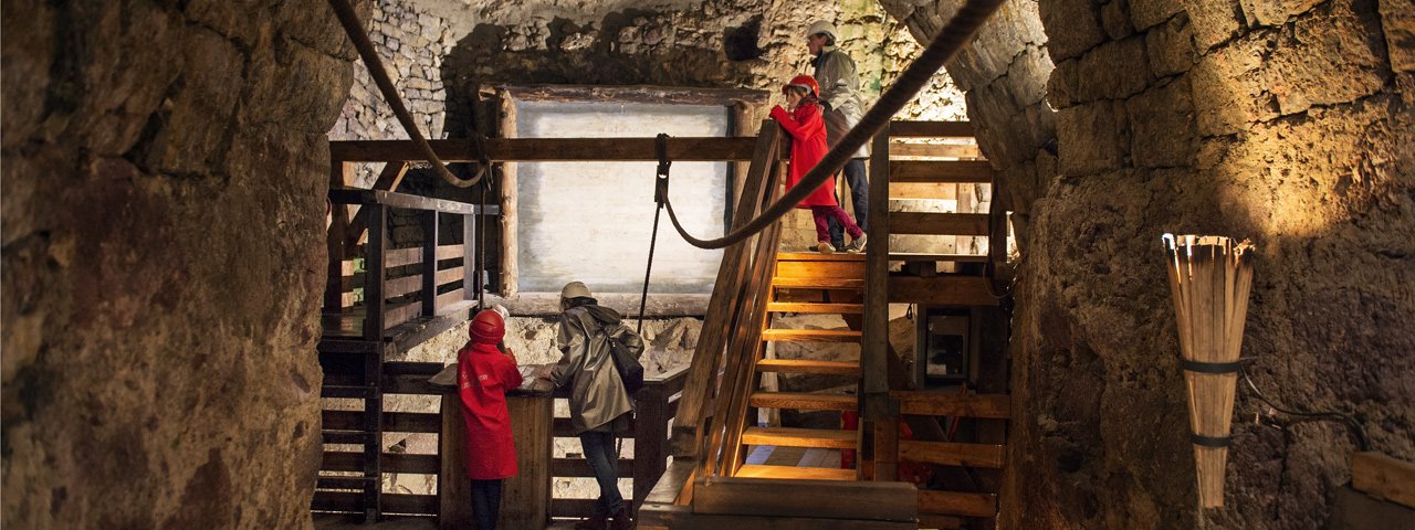 Erlebnis für die ganze Familie: das Silberbergwerk in Schwaz, © Tirol Werbung - Frank Bauer