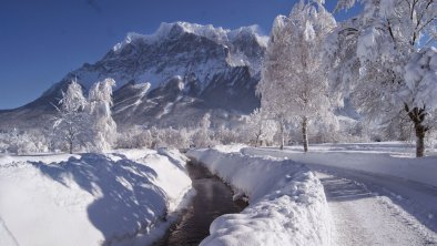 Winter mit Zugspitze