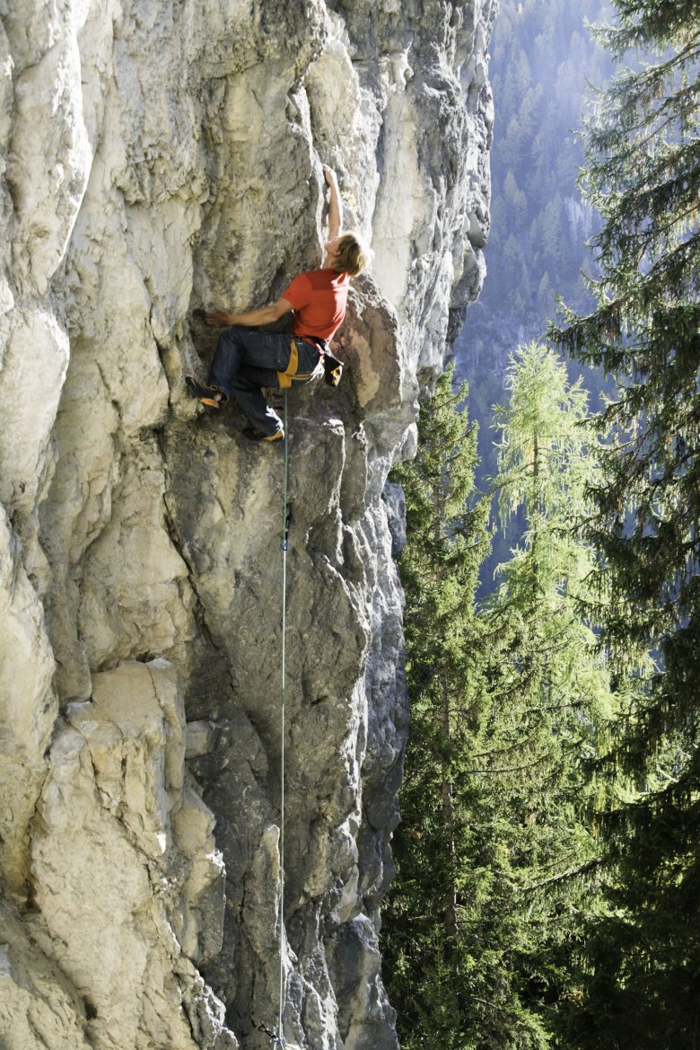 Klettergarten bei der Dolomitenhütte in den Lienzer Dolomiten, Foto: Tirol Werbung