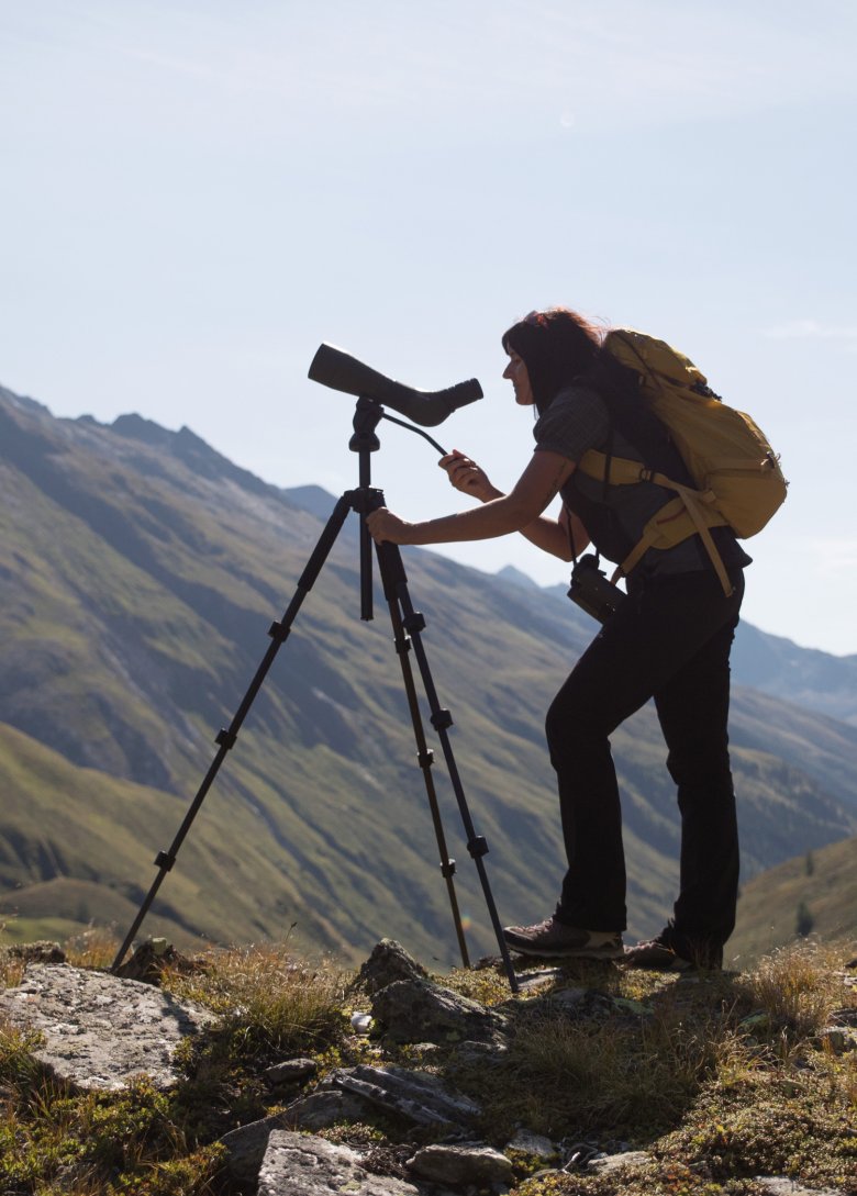 Carola Trojer ist Rangerin im Nationalpark.
, © Bert Heinzlmeier