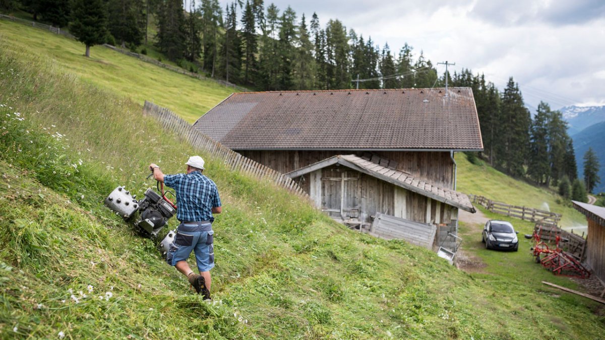             So größ ist die Weidefläche, die Josef im Sommer bewirtschaftet., © Tirol Werbung / Sebastian Höhn