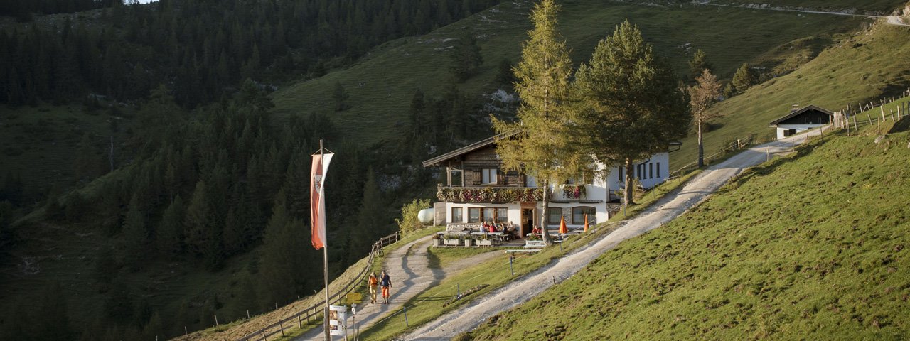 The Buchackeralm hut, © Tirol Werbung/Schwarz Jens