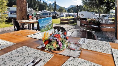 Terrasse Kaiseralm Sommer