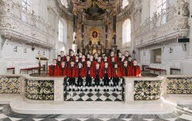 Die Sängerknaben in „ihrer“ Kirche, der Wiltener Basilika. © morefeatures
