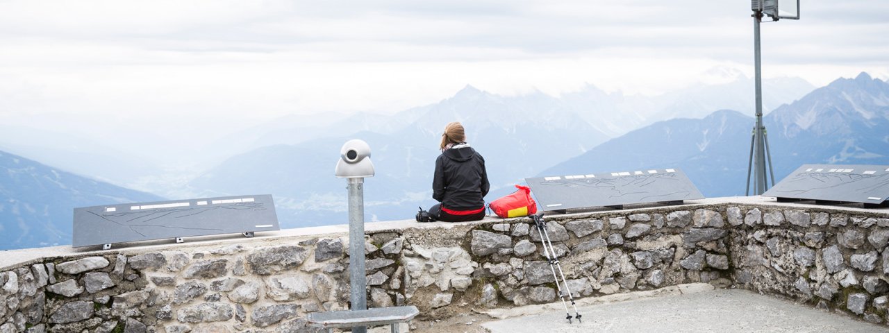 Ausblick vom Hafelekar auf der Innsbrucker Nordkette, © Tirol Werbung/Dominik Gigler