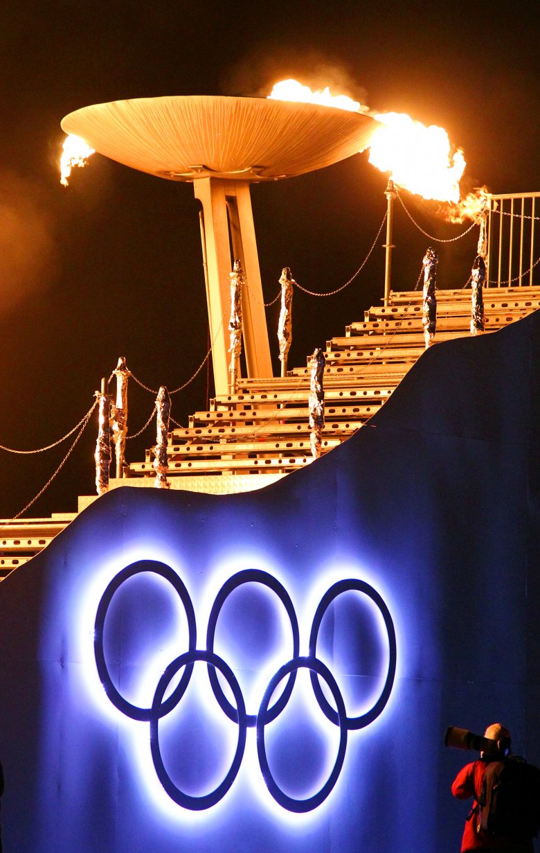 Wie schon 1964 und 1976 wurde auch 2012 anl&auml;sslich der Olympischen Jugendspiele das Olympische Feuer zur Bergiselschanze getragen., © GEPA - Christopher Kelemen