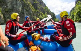 Rafting in der Imster Schlucht, © Area47