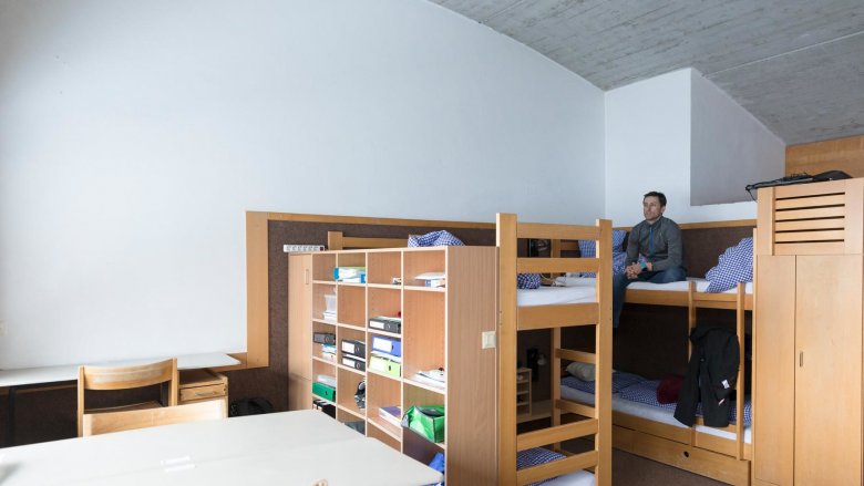 Erinnerungen: Das Zimmer diente Stecher und seinen Kollegen zum Lernen, Entspannen und nat&uuml;rlich Schlafen.&nbsp;
