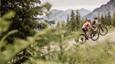 Mountain bike ride to the Venetalm hut, © Imst Tourismus