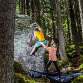 Bouldern in Ritzenried im Pitztal, © TVB Pitztal