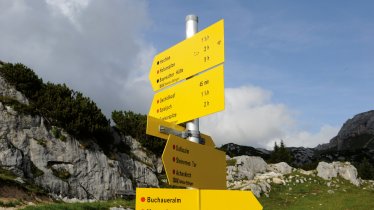 Wegweiser im Rofangebirge, © Tirol Werbung/Laurin Moser