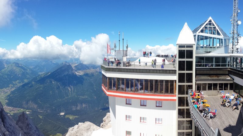 Plattform auf der Zugspitze, © Tiroler Zugspitzbahn