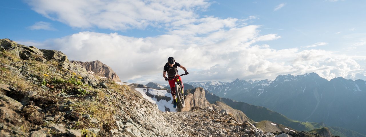 Auf dem Flimjochtrail, © TVB Ischgl-Paznaun