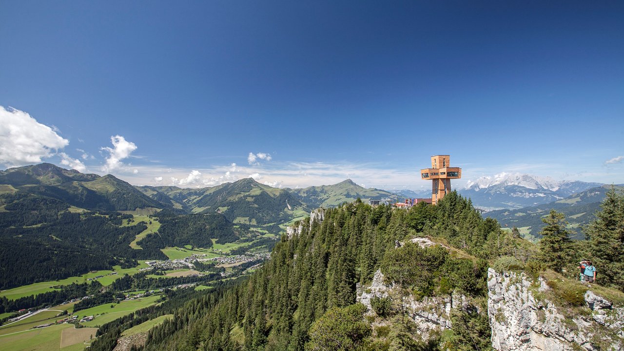 Jakobskreuz auf der Buchensteinwand, © Bergbahn Pillersee/Andreas Langreiter