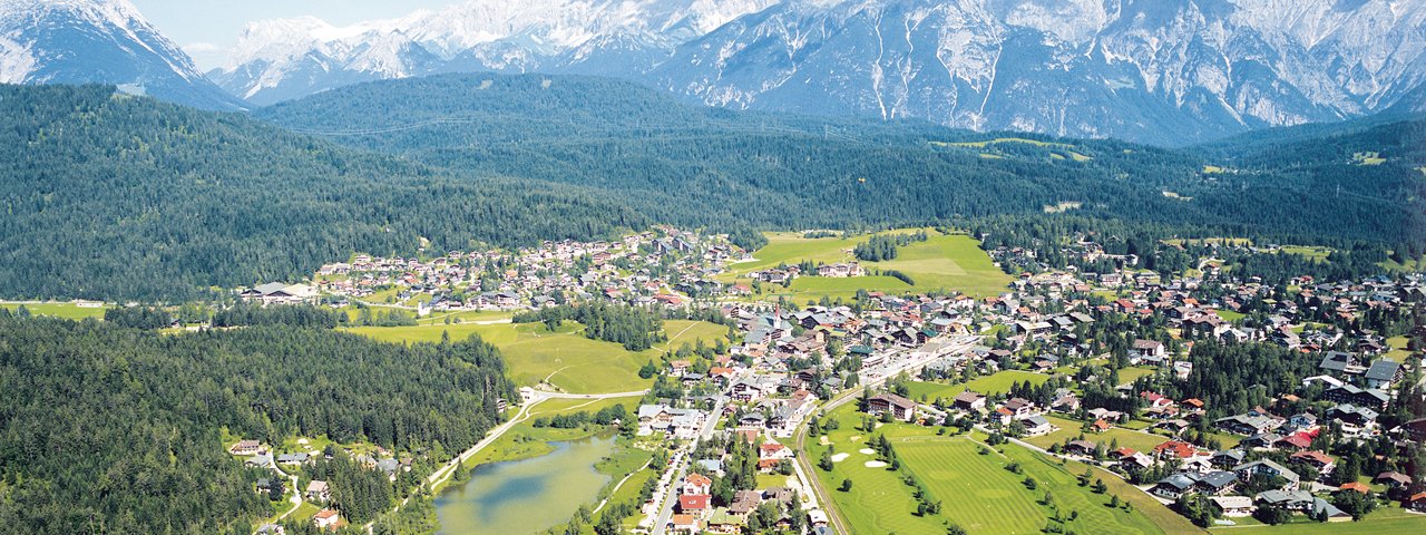 Blick auf Seefeld im Sommer, © Region Seefeld