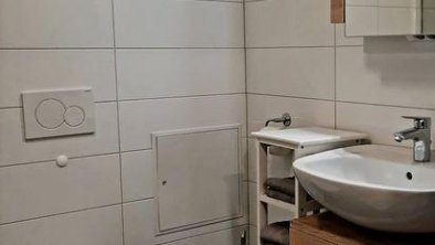 Badezimmer in der Ferienwohnung Huber Absam