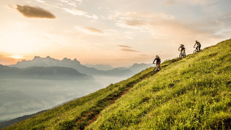 Mit Mountain-, Gravel- oder E-Bike&nbsp;die Berge erkunden geht am besten in den Kitzb&uuml;hler Alpen. Foto: Kitzb&uuml;heler Alpen/GHOST-Bikes GmbH