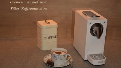 Kapsl und Kaffemaschiene