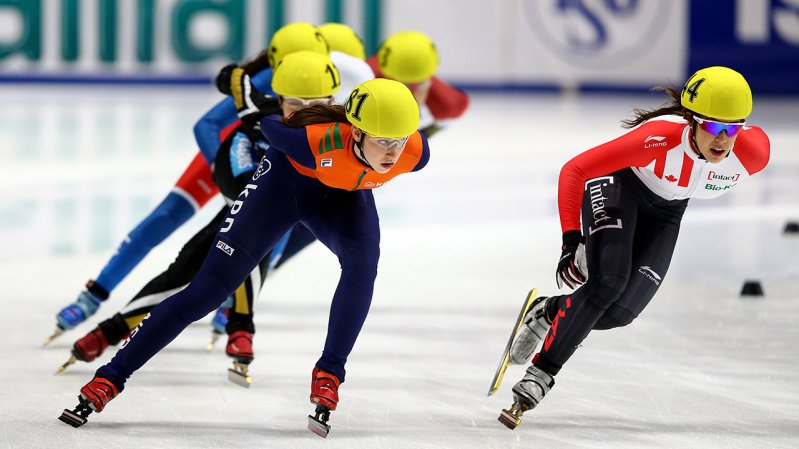 Bei der Junior-WM in der Olympiaworld in Innsbruck treten 14- bis 18-jährige Sportler an, © Christof Koepsel / ISU